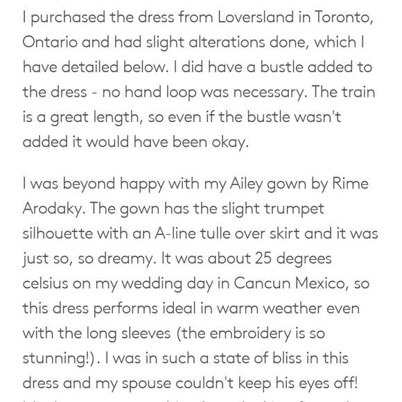 Rime Arodaky Ailey Wedding Gown - Picture 2 of 12